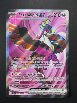 Pokemon: Fezandipiti ex Ultra Rare Full Art Holo 084/064 Shrouded Fable - Image 1