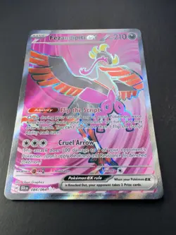 Pokemon: Fezandipiti ex Ultra Rare Full Art Holo 084/064 Shrouded Fable - Image 2