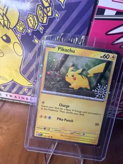 Pokemon TCG - S&V - Holiday Advent Calendar - Pikachu 025/165 - Stamped Sealed - Image 2