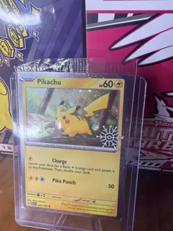 Pokemon TCG - S&V - Holiday Advent Calendar - Pikachu 025/165 - Stamped Sealed - Image 4