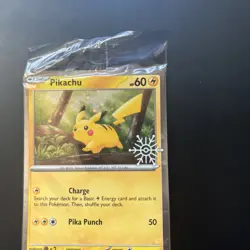 Pikachu 025/165 Pokemon Holiday Calendar 2025 Festive Stamp Cosmo Promo SEALED - Image 4