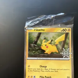 Pikachu 025/165 Pokemon Holiday Calendar 2025 Festive Stamp Cosmo Promo SEALED - Image 5