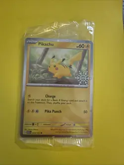 Pokemon TCG - S&V - Holiday Advent Calendar - Pikachu 025/165 - Stamped Sealed - Image 1