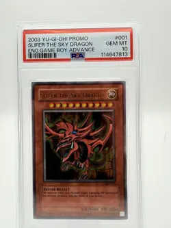 2003 YU-GI-OH! Promo - Slifer the Sky Dragon eng. game boy advance PSA 10 - Image 1