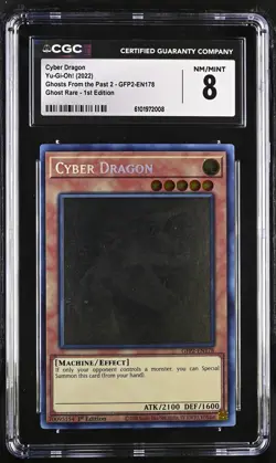 Cyber Dragon GFP2-EN178 1st Edition Yu-gi-oh! CGC 8 Nm/mint *008 - Image 1