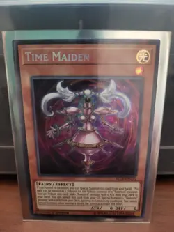 Time Maiden - BLLR-EN035 - Secret Rare - 1st Edition NM YuGiOh! Battles of Lege - Image 1