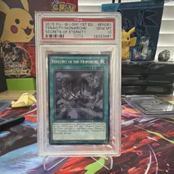 Yu-Gi-Oh! Tenacity of the Monarchs SECE-EN061 1st Ed, Secrets of Eternity PSA 10 - Image 1