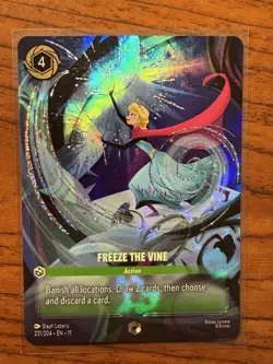 Disney Lorcana Winterspell #231/204 Freeze the Vine | Enchanted NM - Image 1