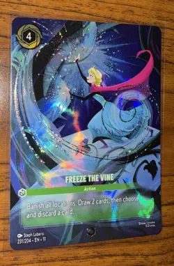 Disney Lorcana Winterspell #231/204 Freeze the Vine | Enchanted NM - Image 2