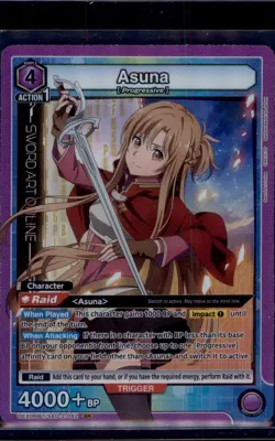 Union Arena: Sword Art Online 2 (ENG) - Asuna (SR) - UEX06BT/SAO-2-042 - FOIL - Image 1