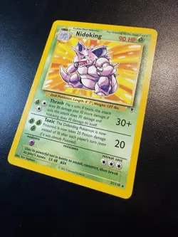 Pokemon TCG Nidoking 31/110 Legendary Collection Near Mint Card - Image 5