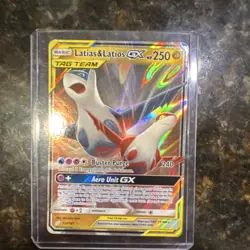 Pokemon Latias & Latios GX 113/181 Team Up TAG TEAM Ultra Rare Holo Dragon Card - Image 1