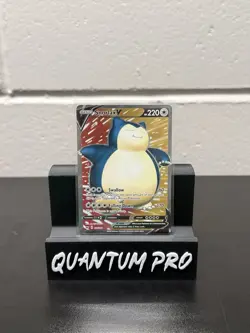 Pokemon Card TCG Snorlax V Full Art 197/202 Holo Sword & Shield Base Set Holo NM - Image 1