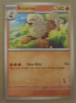 Arcanine Card My First Battle Charmander Stamped Deck Exclusive - Image 1