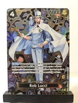 One Piece Rob Lucci SP Alt Art Card OP05-093 Near Mint - Image 1