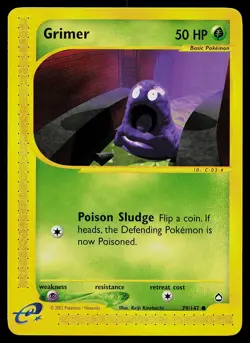 Pokemon Card - Grimer Aquapolis 79/147 Common - Image 1