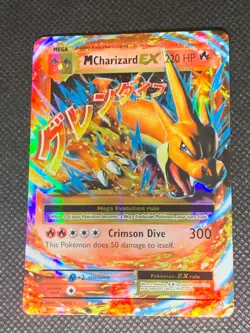 M Charizard EX 13/108 - XY Evolutions Pokemon Card - Indent back - Image 1