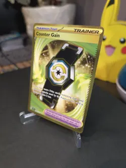 Pokemon TCG Counter Gain 249/191 SV08 Surging Sparks Hyper Rare Holo Card - Image 3