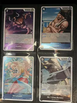One Piece Card Lot 160 Cards SR / R / UC / C – Zoro, Vivi, Hancock + Binder - Image 2