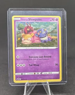 Pokemon TCG Cards Galarian Slowpoke SWSH126 Black Star Promo Holo - Image 1