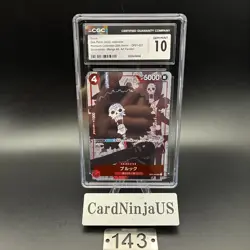 CGC GEM MINT 10 Brook OP01-022 UC 25th Edition Parallel ONE PIECE Card Game 143 - Image 1