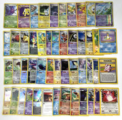 LOT 74 Vintage Pokemon Cards: Base Set, Fossil, Neo Destiny, Promos HP-Damaged - Image 1