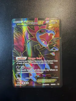 Pokemon TCG Hydreigon EX Full Art Holo Card Roaring Skies Ultra Rare 103/108 - Image 1