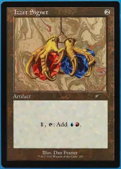 Izzet Signet (Secret Lair Retro Fame Promo) MINT MTG MAGIC CARD 508203 ABUGames - Image 1