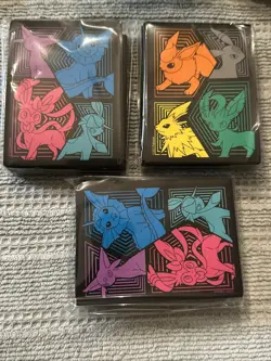 65 Ct X3 Evolving Skies ETB Eeveelution Card Sleeves | New, Sealed Pokemon - Image 1