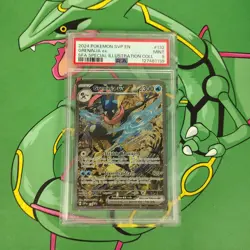 PSA 9 Greninja ex 132 Sv: Scarlet & Violet Promo Cards Holo - Image 1