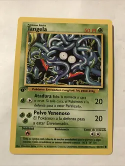 Tangela 1st Edition Base Set Spanish Common NM 66/102 Card - Image 1