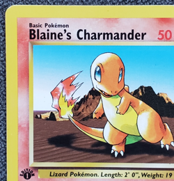 1st Edition Blaine’s Charmander - Gym Challenge - #60/132 - Vintage Pokemon Card - Image 2