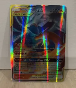 Pokemon TCG Reshiram & Charizard GX Holo Card 20/214 Unbroken Bonds Holo - Image 1