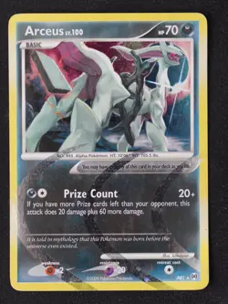 Arceus AR1 Holo MP Pokemon Card - Image 1