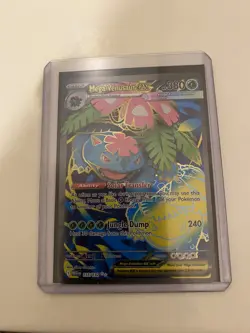 Pokemon Mega Evolution Venusaur ex Ultra Rare 155/132 Card - Image 1