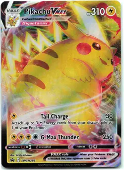 Pikachu VMAX - Promo SWSH: Sword & Shield Promo Cards SWSD Lightning Holo SWSH28 - Image 1