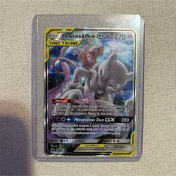 Pokemon Mewtwo & Mew GX TAG TEAM Promo SM191 Holo Card 270 HP - Image 1
