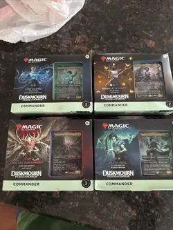 Magic The Gathering Duskmourn House of Horror Commander Deck Set of 4 New Sealed - Image 1
