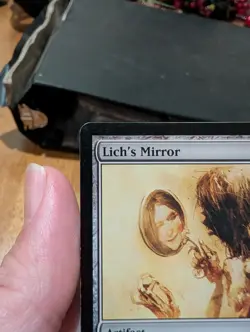Magic: The Gathering Lich's Mirror Rare Shards of Alara Artifact Ash Wood 210/2… - Image 2