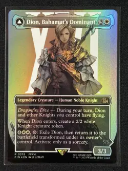Dion, Bahamut's Dominant [Borderless Foil] #376 Magic Final Fantasy - Image 1
