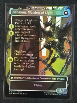Dion, Bahamut's Dominant [Borderless Foil] #376 Magic Final Fantasy - Image 2