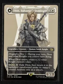 Dion, Bahamut's Dominant [Borderless] #376 Magic Final Fantasy - Image 1