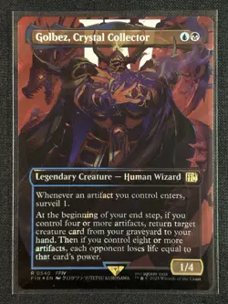 Golbez, Crystal Collector [Borderless Surge Foil] #540 Magic Final Fantasy - Image 1