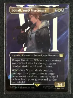 Squall, SeeD Mercenary [Borderless Surge Foil] #547 Magic Final Fantasy - Image 1