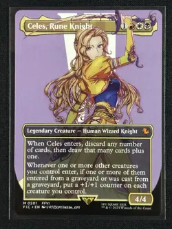 Celes, Rune Knight [Borderless] #201 Magic Final Fantasy - Image 1