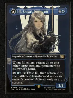 Jill, Shiva's Dominant [Borderless] #378 Magic Final Fantasy - Image 1