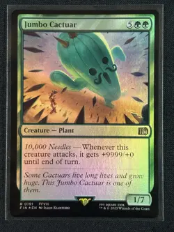 Jumbo Cactuar [Foil] #191 Magic Final Fantasy - Image 1