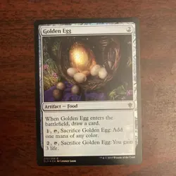 MTG Golden Egg Foil ** Throne of Eldraine ** English (NM) - Image 1