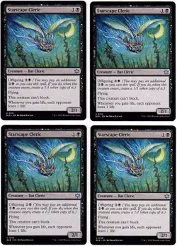 MTG Bloomburrow Starscape Cleric x 4 (Uncommon) - Image 1