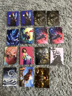 Magic The Gathering Final Fantasy Art Series Lot Yuna Vivi Locke - Image 1